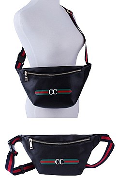 Striped STRAP Fashion Fanny Pack FM-BG7342