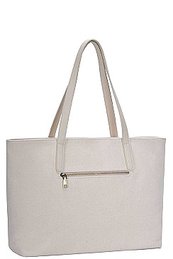 ABSTRACT MANDALA PATTERN EMBROIDERY TOTE BAG