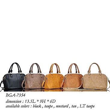 STYLISH SMOOTH PU LEATHER FASHION MINI SATCHEL SLING BAG JYBGA-7354