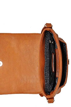 STYLISH DESIGNER LASER CUT FLAP CROSSBODY BAG JYBGA-81942