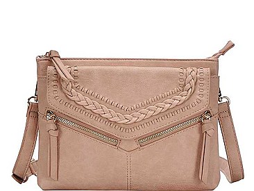 STYLISH DESIGNER BRAIDED FASHION MESSENGER BAG JYBGA-81979