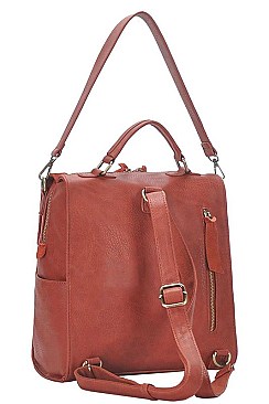 CONVERTIBLE TWO STRAPS BACKPACK