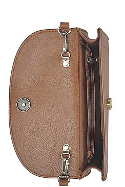 BRAIDED TASSEL ACCENTED CROSS BODY BAG