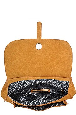 STYLISH SADDLE CROSS BODY BAG