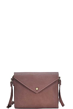 TRENDY SIMPLE ENVELOPE CROSS BODY BAG