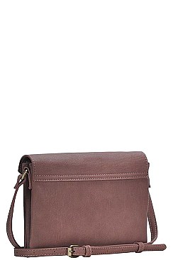 TRENDY SIMPLE ENVELOPE CROSS BODY BAG