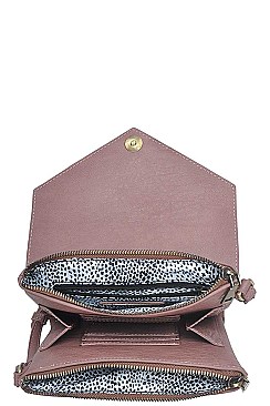 TRENDY SIMPLE ENVELOPE CROSS BODY BAG