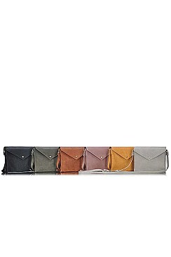 TRENDY SIMPLE ENVELOPE CROSS BODY BAG