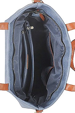 MODERN TOTE BAG WITH LONG STRAP