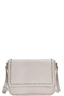 STYLISH STUDDED CROSS BODY BAG