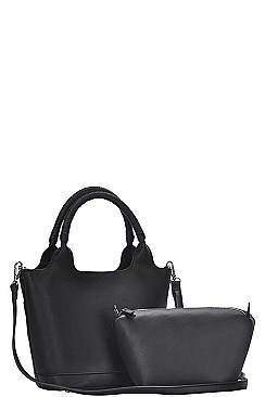 3IN1 CUTE TOTE BAG WITH LONG STRAP