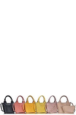 3IN1 CUTE TOTE BAG WITH LONG STRAP