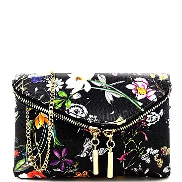 Flower Print Envelope Clutch BGS5431-LP