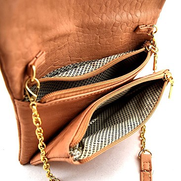 Quality Classy Flap Clutch Cross Body