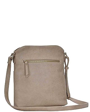 DESIGNER FASHION STYLISH MULTI ZIPPED CROSSBODY BAG JYBGT-3561