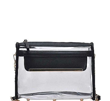 REFINED TRANSPARENT CROSSBODY BAG JYBGT-48814