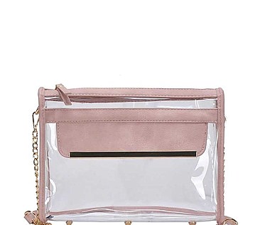 REFINED TRANSPARENT CROSSBODY BAG JYBGT-48814