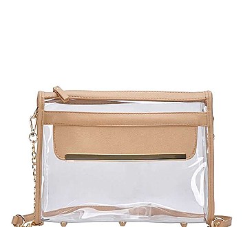 REFINED TRANSPARENT CROSSBODY BAG JYBGT-48814