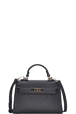 MINI SATCHEL WITH LONG STRAP
