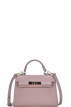MINI SATCHEL WITH LONG STRAP
