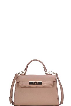 MINI SATCHEL WITH LONG STRAP
