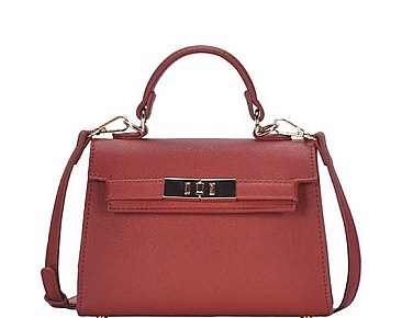 MINI SATCHEL WITH LONG STRAP