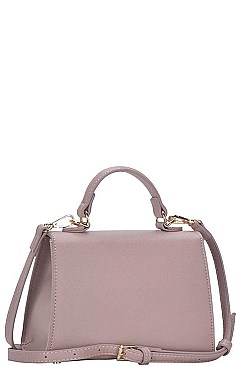 MINI SATCHEL WITH LONG STRAP