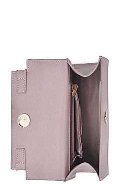 MINI SATCHEL WITH LONG STRAP