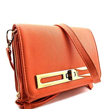 Foxy Turn-Lock 2 Way Messenger Bag