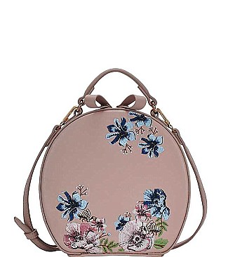 ADORABLE PRINCESS ROUND FLORAL CROSSBODY BAG JYBGW-0849