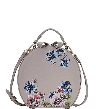 ADORABLE PRINCESS ROUND FLORAL CROSSBODY BAG JYBGW-0849