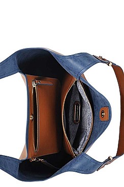 2IN1 FASHION TOTE BAG