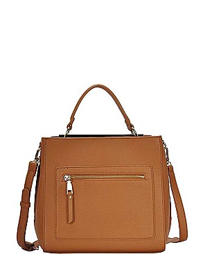 MODERN FASHION ZIPPED FRONT CROSSBODY BAG JYBGW-5777