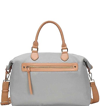 STYLISH CANVAS SATCHEL WITH LONG STRAP JYBGW-7345