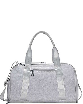 MODERN CHIC SMOOTH DURABLE CANVAS BOSTON BAG JYBGW-81158