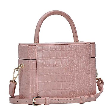 FASHION STRUCTURED ANIMAL PRINT TOTE BAG
