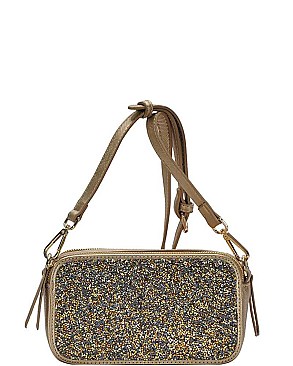 FASHIONABLE SPARKLING CHIC RECTANGULAR CROSSBODY BAG JYBGW-81351