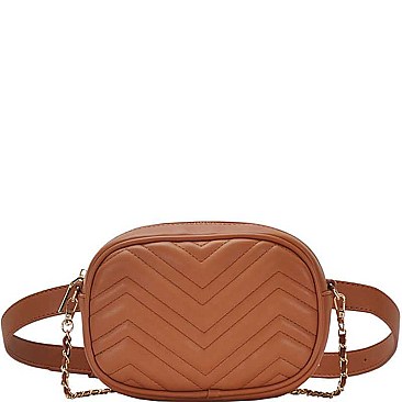 CHIC CHEVRON QUILT FASHION CROSSBODY BAG JYBGW-81458