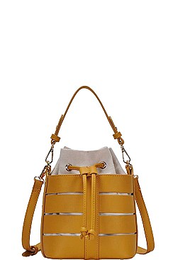 2IN1 STYLISH BUCKET CROSS BODY SHOULDER BAG