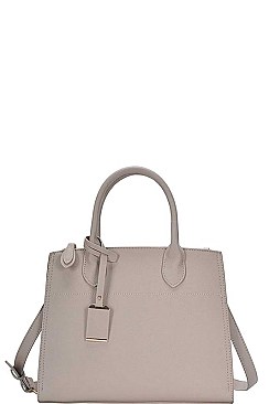 FASHION TRENDY SATCHEL WITH LONG STRAP