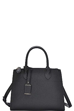 FASHION TRENDY SATCHEL WITH LONG STRAP