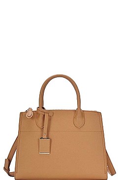 FASHION TRENDY SATCHEL WITH LONG STRAP