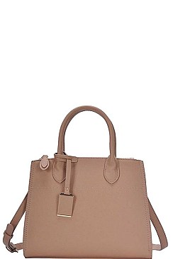 FASHION TRENDY SATCHEL WITH LONG STRAP