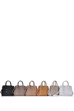 FASHION TRENDY SATCHEL WITH LONG STRAP