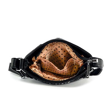 Decorative Rhinestone Crossbody Sling