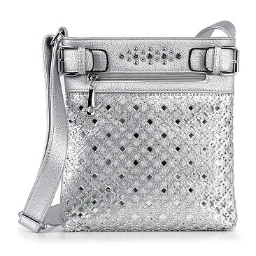Decorative Rhinestone Crossbody Sling
