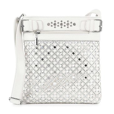 Decorative Rhinestone Crossbody Sling