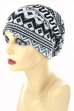 Stylish Tribal Beanies and Neck Warmers FM-BHT18153