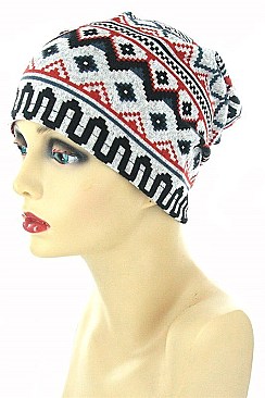 Stylish Tribal Beanies and Neck Warmers FM-BHT18153