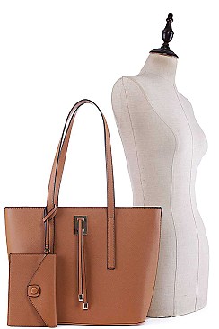 3IN1 TRENDY CLASSY SHOPPER BAG AND CLUTCH SET